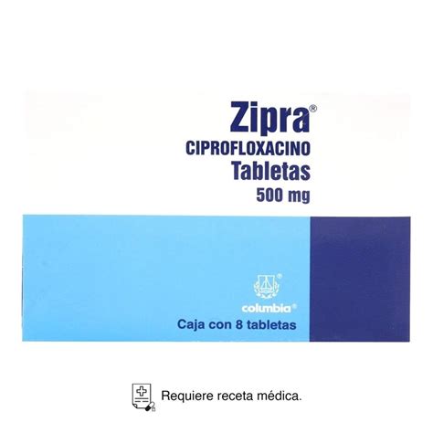 zipra ciprofloxacino  mg  tabletas walmart en linea