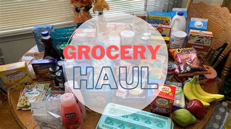 Weekly Grocery Haul Meal Plan Stock Up Prepper Pantry Items Youtube