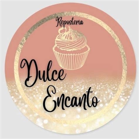 Dulce Encanto Logotipo para doceria Cartões de visita para padaria