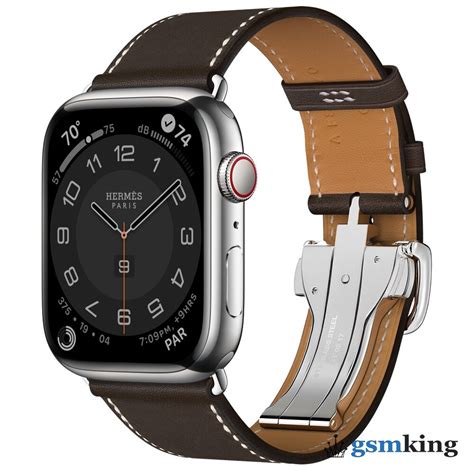 Часы Apple Watch Hermès Series 8 GPS Cellular 45mm Silver Stainless