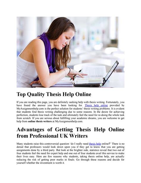 Thesis Help Online Service Best Thesis Writing Help Uk By Sienawilliam