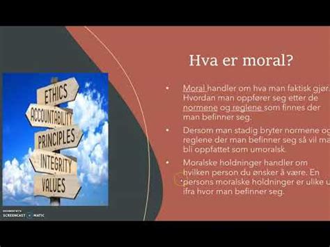 Etikk Og Moral Krle Haugerud Skole YouTube