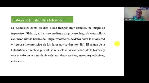 Introducción a la Estadística Inferencial en el Programa Andragógico de