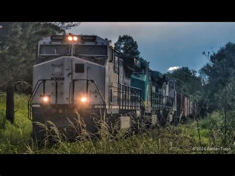 Trem Vazio Trio De DASH 9 Rumo Brado Em Rio Negro PR LRO 18