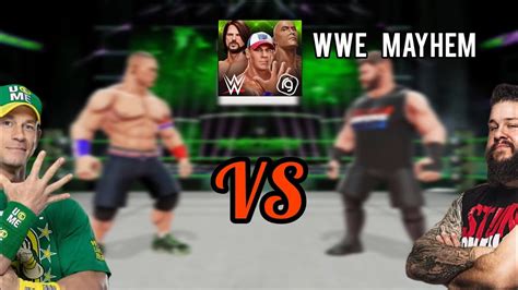 John Cena Vs Kevin Owens WWE Mayhem Gameplay Johncena