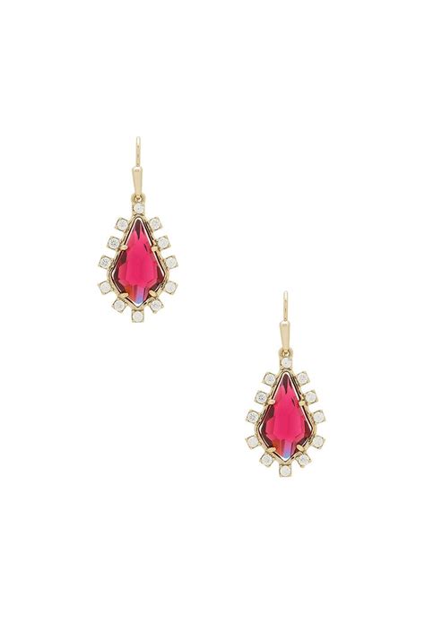 Kendra Scott Juniper Drop Earrings In Metallic Gold Modesens Drop