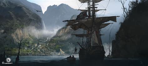 Assassins Creed Iv Black Flag Concept Art By Martin Deschambault Concept Art World