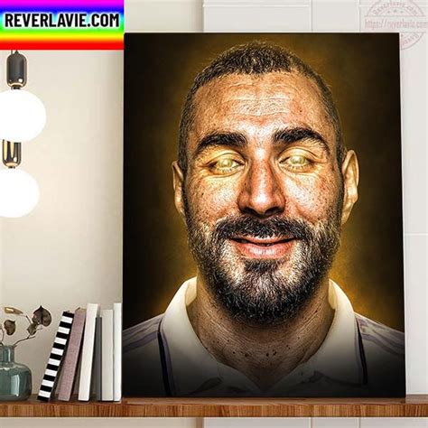 Karim Benzema With Eyes On The Ballon D Or Home Decor Poster Canvas