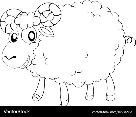 Sheep Vector Outline