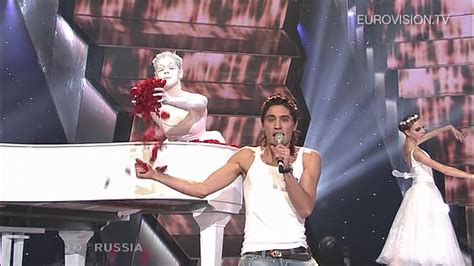 Dima Bilan Never Let You Go Russia Grand Final Eurovision