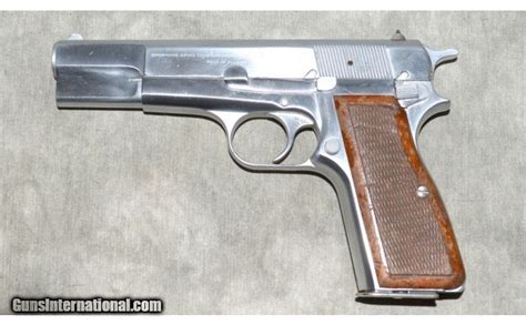 Browning Hi Power Stainless Steel Colored 9 Mm