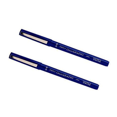 JAM Blue Thick Calligraphy Pen, 5.0 mm, 2/Pack - Walmart.com