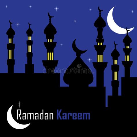 Mese Santo Delle Preghiere Progettazione Dell Insegna Di Ramadan