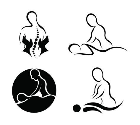 Massage Logo Back Massage In Beauty Salon Physiotherapy Concept 5184889 Vector Art At Vecteezy