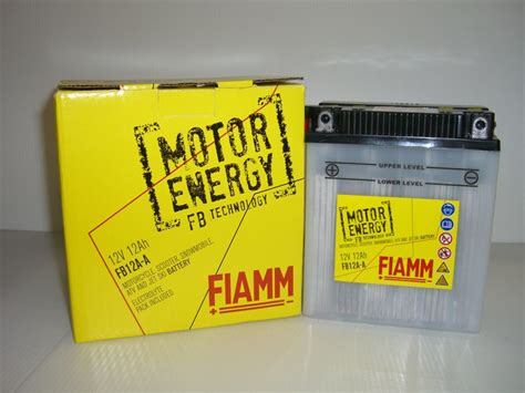 BATTERIE PER MOTO Batteria FIAMM MOTOR ENERGY FB12A A 12V 12Ah 130A