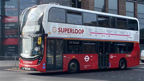 NEW SUPERLOOP LIVERY ADL Enviro400MMC Go Ahead London EH219 YX18 KPJ