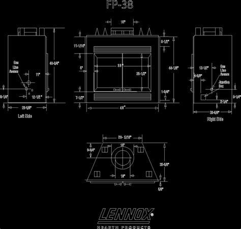 Prefabricated Fireplace Stove DWG Block For AutoCAD Designs CAD