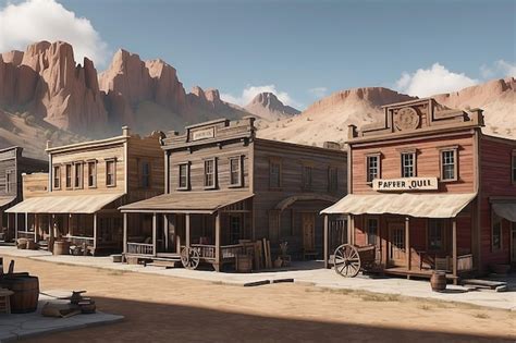 3d Paperquill High Resolution Scene Of An Epic Grand 1800s American