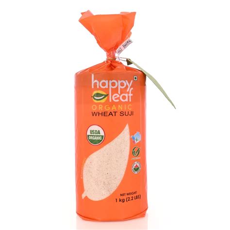 Happy Leaf Organic Sooji Kg Wheat Suji Idly Rava Chemical Free