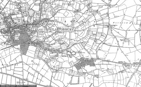 Old Maps of Glastonbury Tor, Somerset - Francis Frith