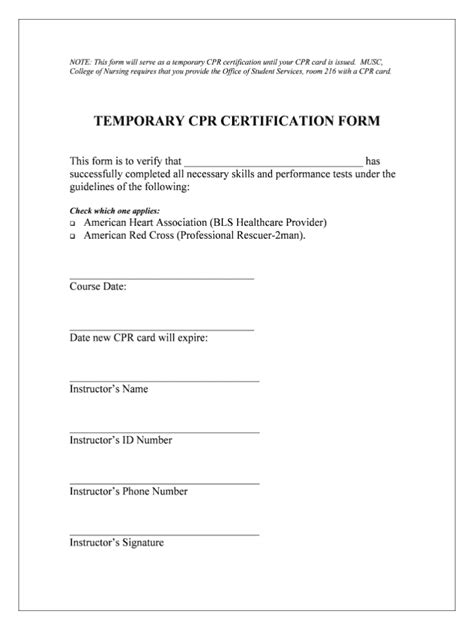 Cpr Form Fill Out And Sign Printable Pdf Template Signnow In Cpr Card Template Sample