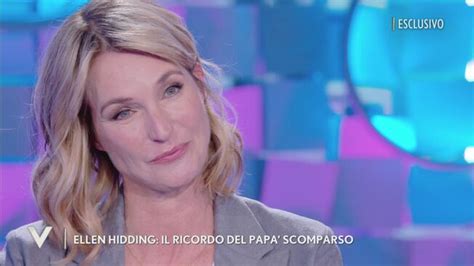 Ellen Hidding il ricordo del papà scomparso Verissimo Video