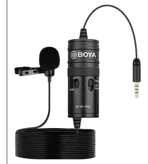 Micrófono Lavalier Solapa Boya By m1 Para Dslr Y Videocámara Mercado