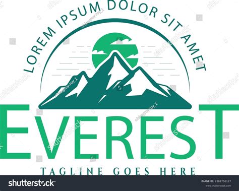 Free Vector Hand Drawn Everest Logo Stock Vector Royalty Free