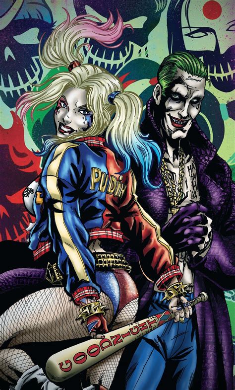 Harley Quinn And Joker Kissing Wallpaper