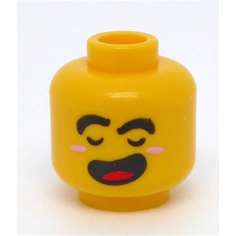 Lego Monkie Kid Relaxed Minifigure Head Recessed Solid Stud