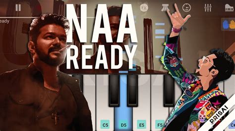 LEO Naa Ready Keyboard Notes Thalapathy Vijay Lokesh Kanagaraj