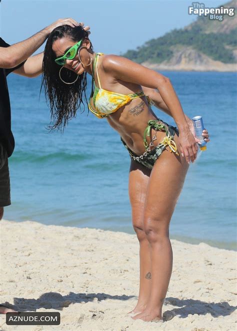 Anitta Stuns In Sexy Bikini Shoot At Grumari Beach Aznude