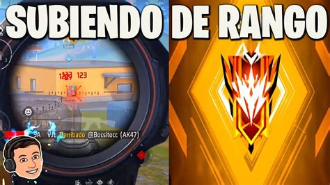 Subiendo Al Rango Gran Maestro En Br Clasificatoria En Free Fire