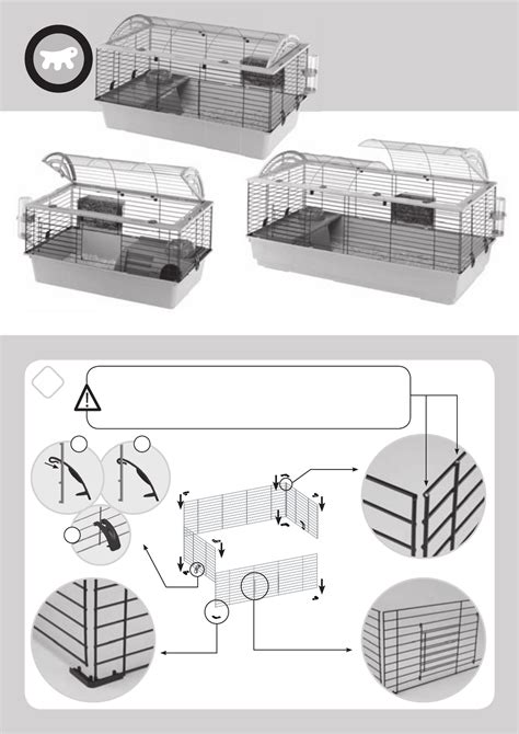 User Manual Ferplast Casita 80 English 4 Pages