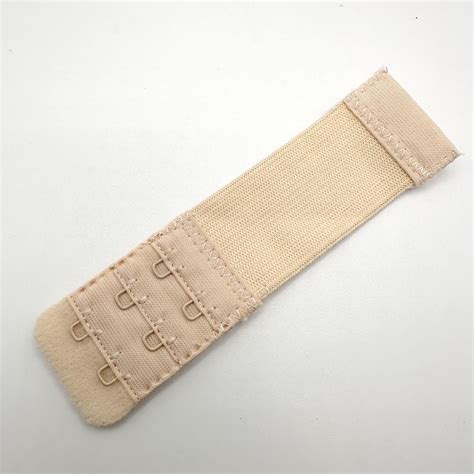Bra Back Extender Fastener Extra Long No Sew Fastener To Increase Bra Band Size Mm Nude Each