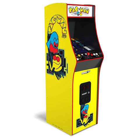 Arcade1up Pac Man Deluxe Arcade Machine Yellow Pac A 302111 Best Buy