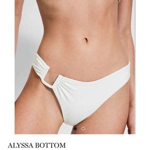 Devon Windsor Swim Devon Windsor White Bikini Adele Top Alyssa