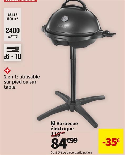 Promo Barbecue Lectrique George Foreman Chez Conforama