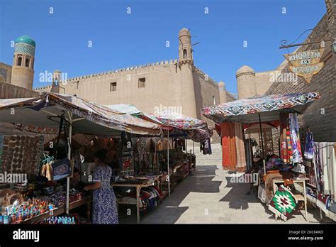 Souvenirst Nde Vor Allah Kuli Khan Madrasa Ichan Kala Innere Festung