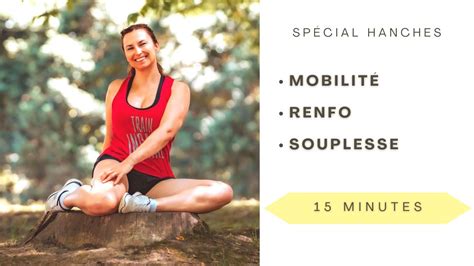 15 min Pilates hanches renfo et mobilité Hanches fessiers dos