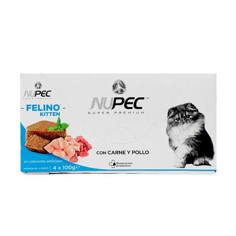 Nupec Felino Kitten Con Carne Y Pollo Alimento Húmedo Tienda