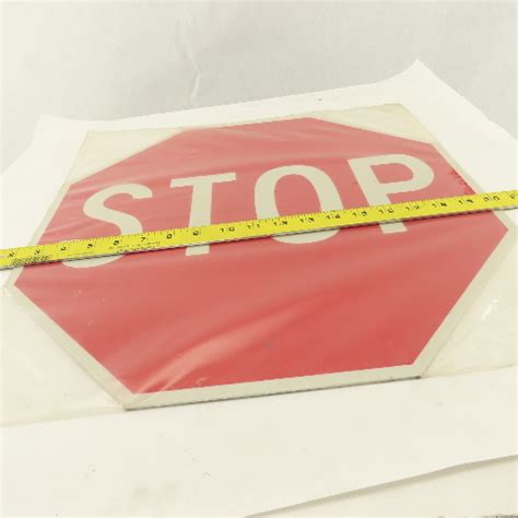 18" Aluminum Reflective STOP Sign | Bullseye Industrial Sales