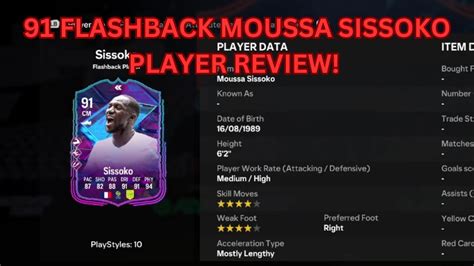 Flashback Moussa Sissoko Player Review Eafc Ultimate Team Youtube