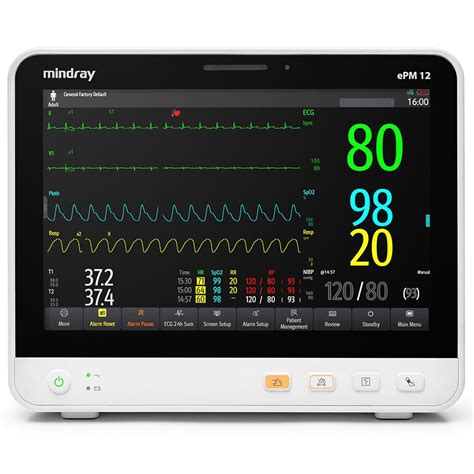 Monitor de paciente portátil ePM Mindray compacto de ECG de