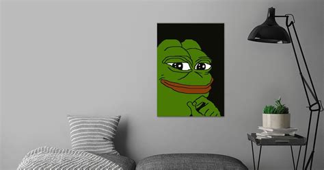 Pepe Frog Looking At You Poster By Am Displate