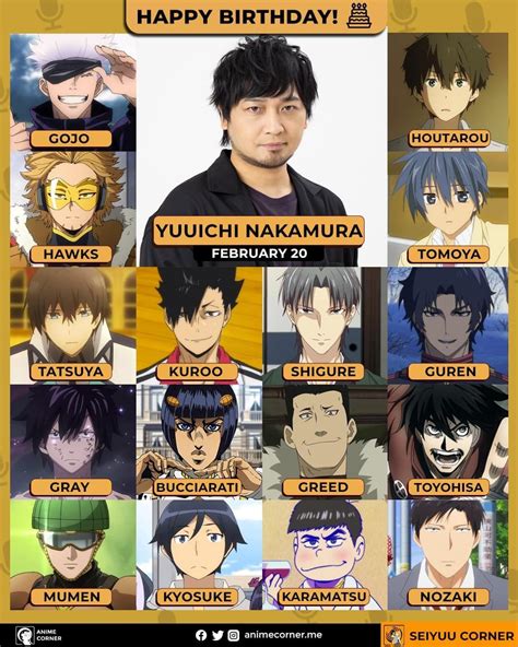 Happy Birthday To Gojo’s Va Nakamura R Jujutsukaisen