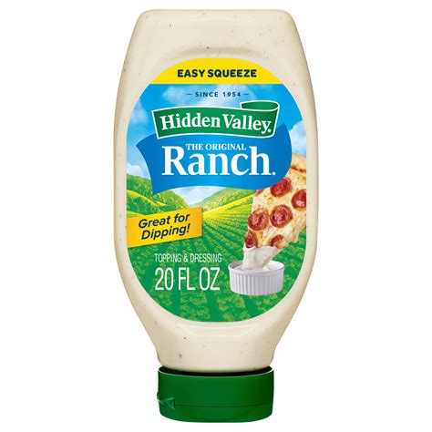 Calories in Topping & Dressing, The Original Ranch from Hidden Valley