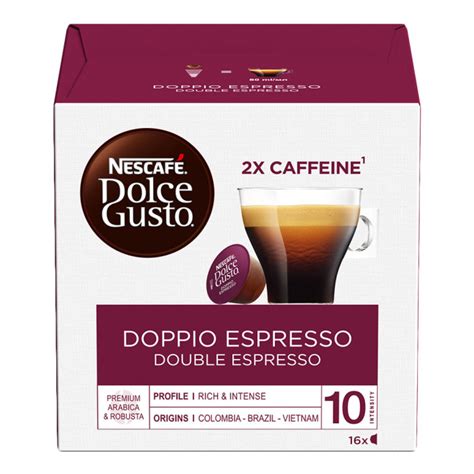 Capsules De Caf Nescaf Dolce Gusto Doppio Espresso Pcs