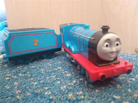 THOMAS TRACKMASTER EDWARD 2009 #2 Tender Mattel Motorized Train WORKING ...