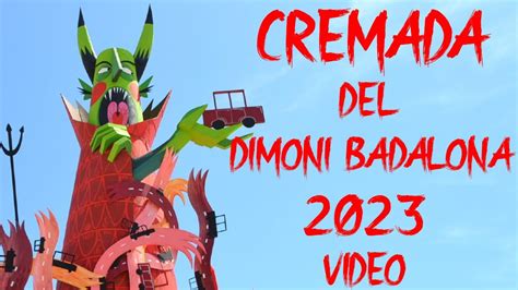 Cremada Del Dimoni Badalona Festes De Maig Youtube